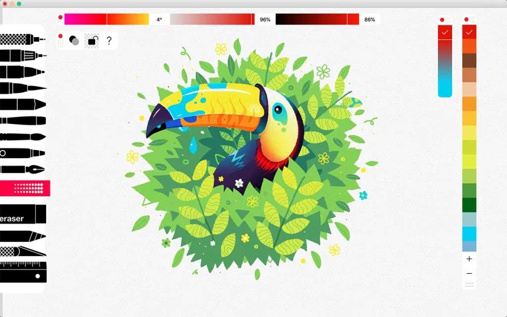 Tayasui otro programa para hacer efectos de pintura