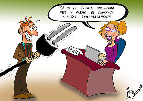 Contratar al alguien por amistad
