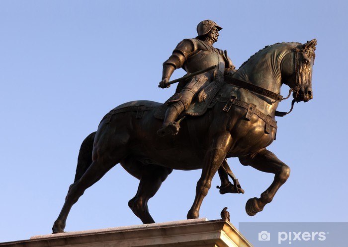 Las estatuas ecuestres tienen un significado según las patas del caballo