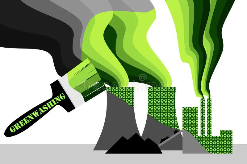 El Greenwashing es como se denomina a una mentira verde, dices que tu producto es verde y es una mentira verde