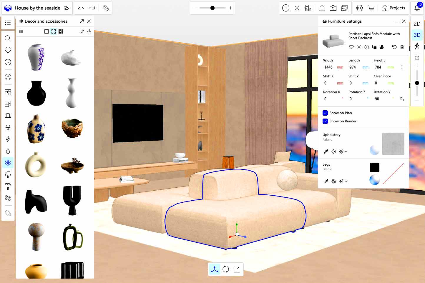 App Plano Plan para el diseño de interiores