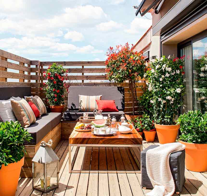 Diseñar por apps tu terraza con plantas